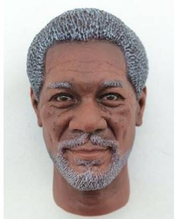 Head Play The Dark Knight Lucius Fox 1/6 Male Head Sculpt