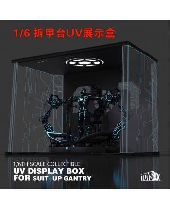 ToysBox TB128UV 1/6 Display Box for Suit-up Gantry - with UV