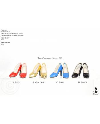 Wondery 1/6 The Catwalk Series 002C/D Female High-heel Shoes